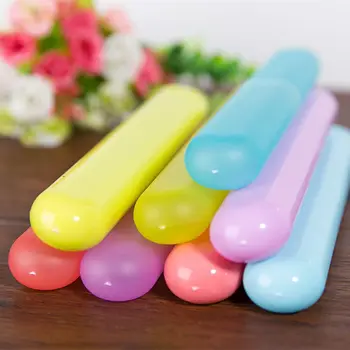

1PC Protect Toothbrush Tube Cover case Household Travel Candy Color Portable Leaching Water Bacteriostatic Toothbrush Case Box