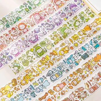 

Cute coco Girls' daily life Washi Tape Kawaii Adhesive Tape Masking tape Lace Stickers for Album Scrapbooking Sticker Gift