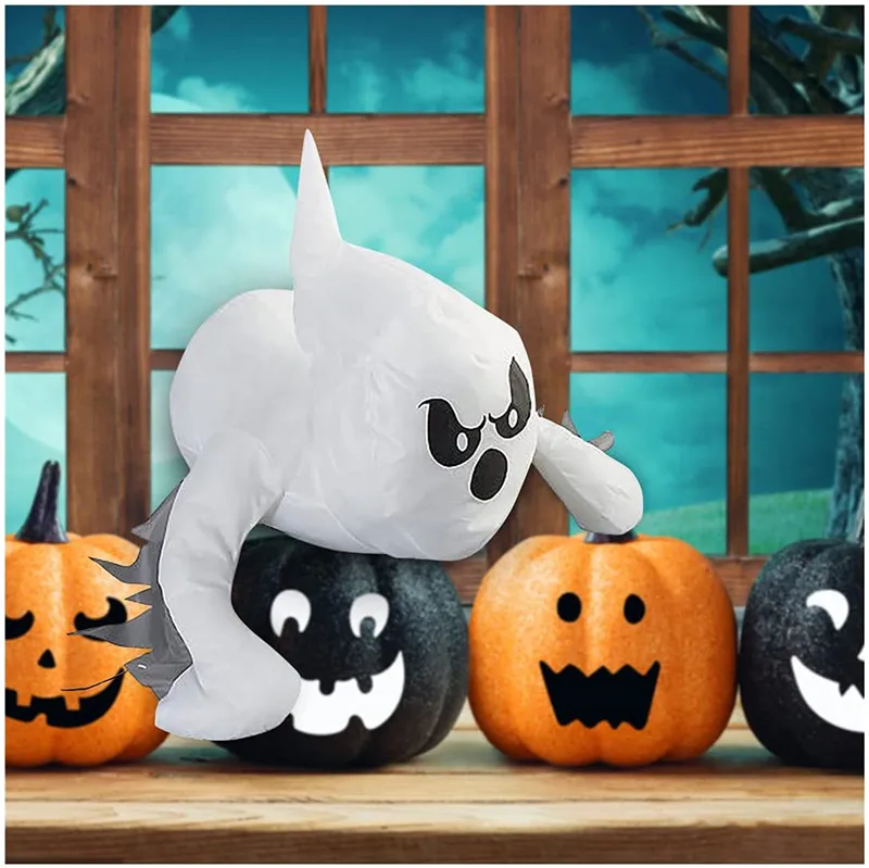 Halloween Bumping Window Ghost Window Decoration Broken Window Ghost