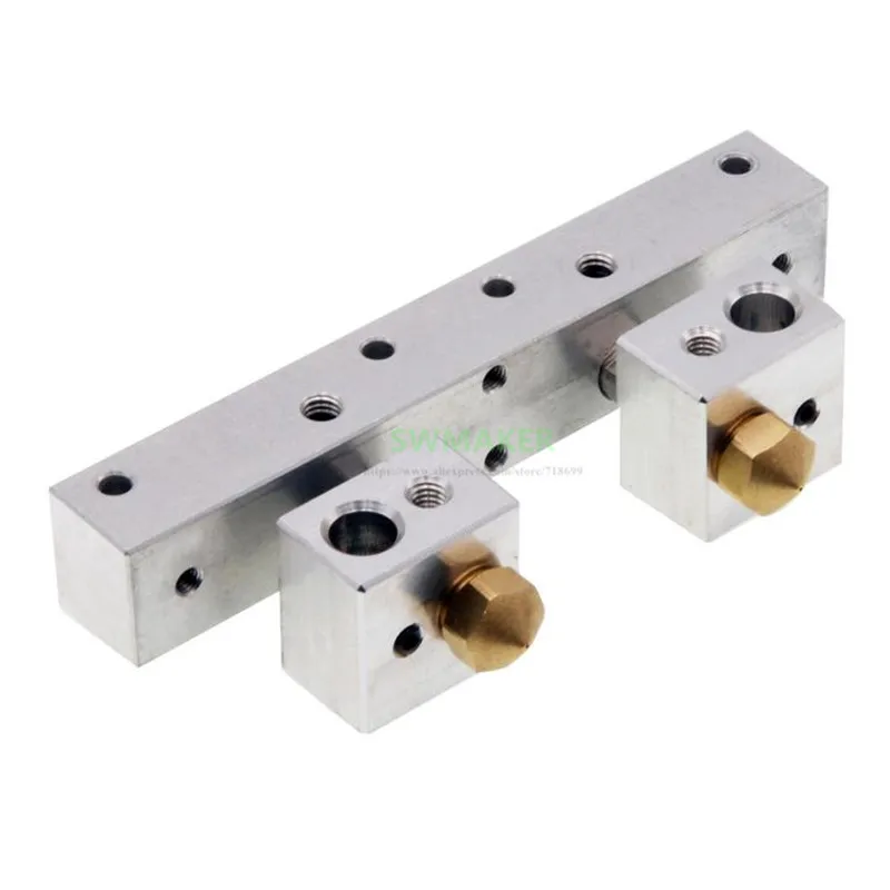 Hotend com Barra de Montagem para Impressoras Dual Wanhao Replicador Clone 3d Mk10 ou - Imagem 2