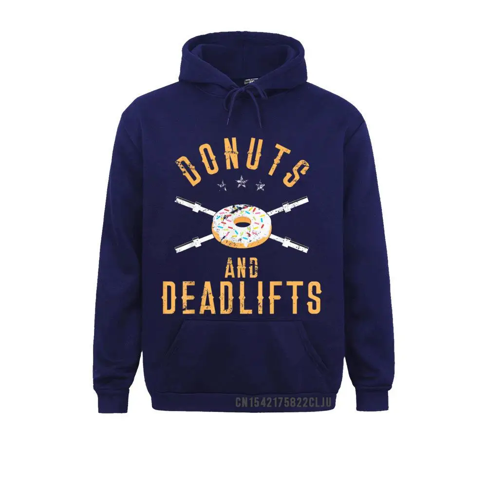 Slim Fit Donuts and Deadlifts T-Shirt Funny Workout Powerlifter Tee T-Shirt__97A1209 Long Sleeve Sweatshirts Summer/Autumn  Hoodies for Men Clothes Geek Donuts and Deadlifts T-Shirt Funny Workout Powerlifter Tee T-Shirt__97A1209navy