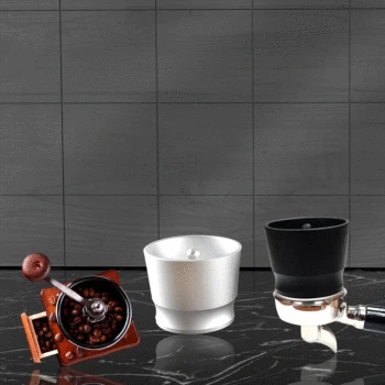 

EK43 Grinder Aluminum Intelligent Dosing Ring for Brewing Bowl Coffee Powder for Espresso Barista Tool for 58MM Coffee Tamper