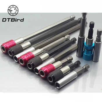 

1PC Hexagonal Magnetic Connecting Rod Lengthening Batch Extension Rod Of Stainless Steel Sleeve Electric Drill Air Batch Nozzle