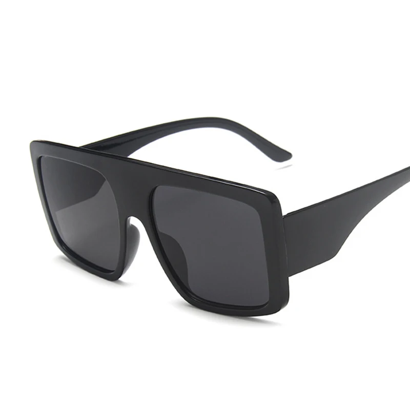 Fashion Pink Square Sunglasses Woman Oversized Big Frame Sun