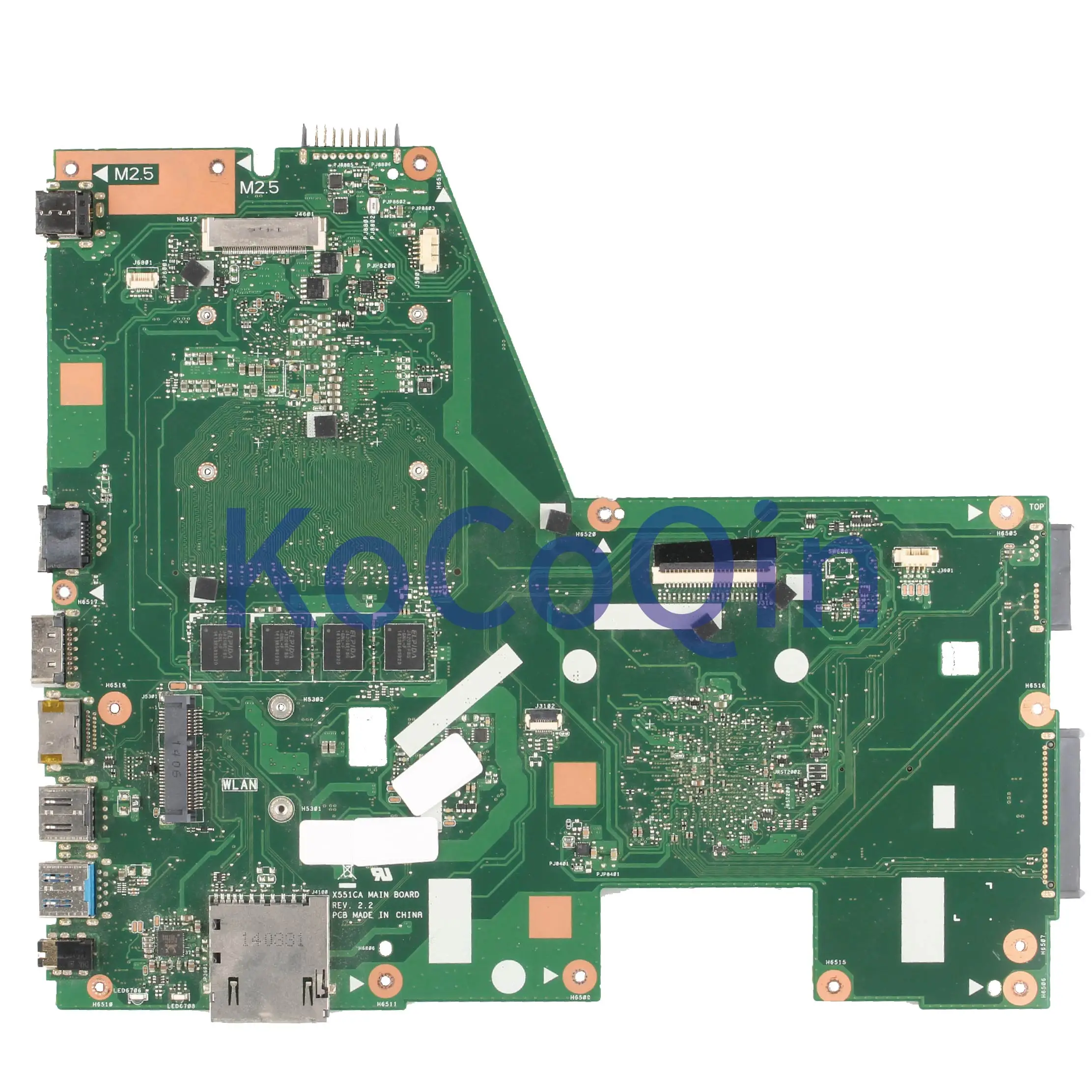 Placa-mãe do Portátil para Asus Kocoqin Mainboard Slj8c X551ca Rev.2.2 Sr0n9 I3-3217u - Imagem 2