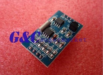

5pcs DS1307+AT24C128+DS18B20 digital temperature sensor Triad Clock Module diy electronics