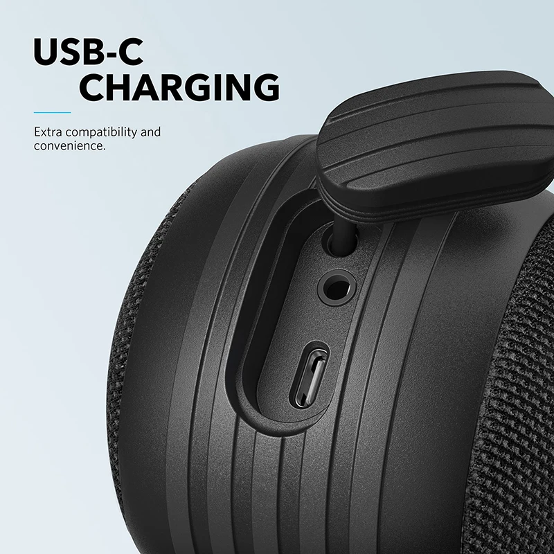 Soundcore значок+ Портативный Bluetooth Динамик, IP67 Водонепроницаемый Динамик, 20 Вт аудио Выход, 12 часов проигрывания, для пляжа, вечерние