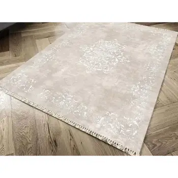 

Slip-resistant Outsole Digital Print Velvet Carpet Alberta Cream 80x150 cm