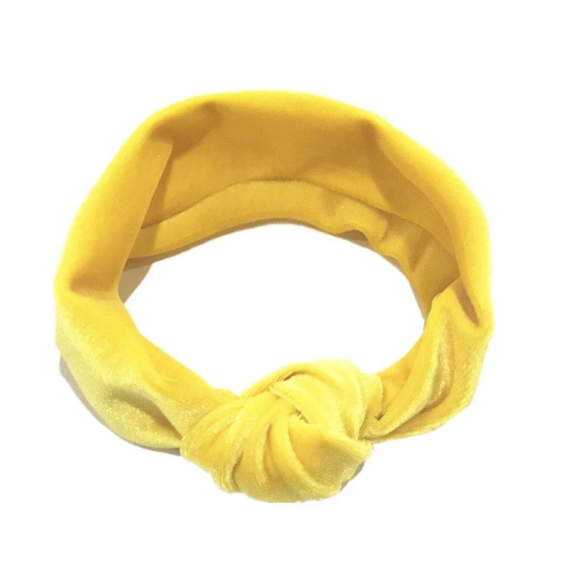 Бархатные повязки на голову с большим бантом для маленьких девочек повязка узлом