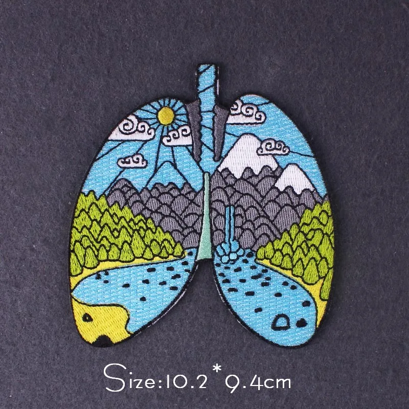 thumbnail image 1 of Parche de ballena Parche bordado de naturaleza Parches termoadhesivos para ropa Parches bordados para exteriores para ropa Apliques Insignia DIY, 1 of 5
