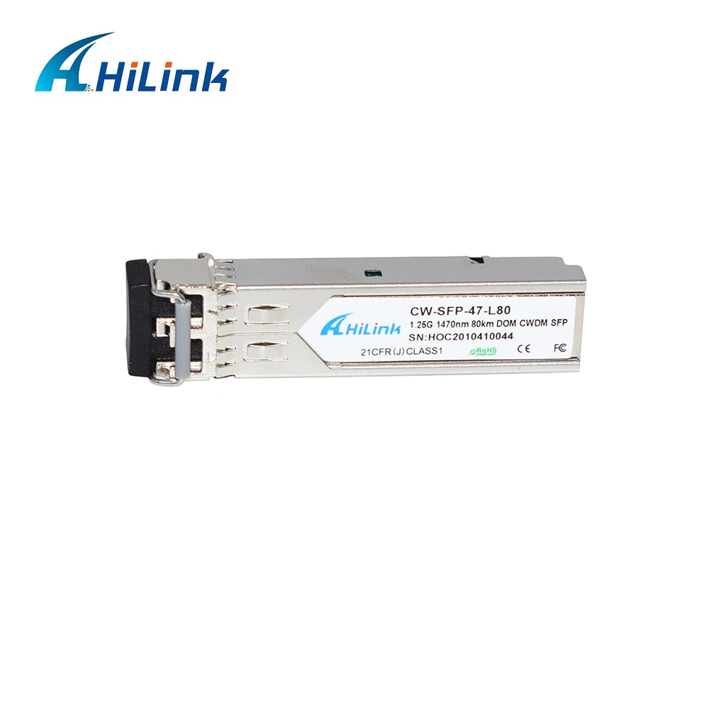 Бесплатная доставка! Двойной LC 1 25G 1470nm 80km CWDM SFP трансивер с функцией DOM | Мобильные