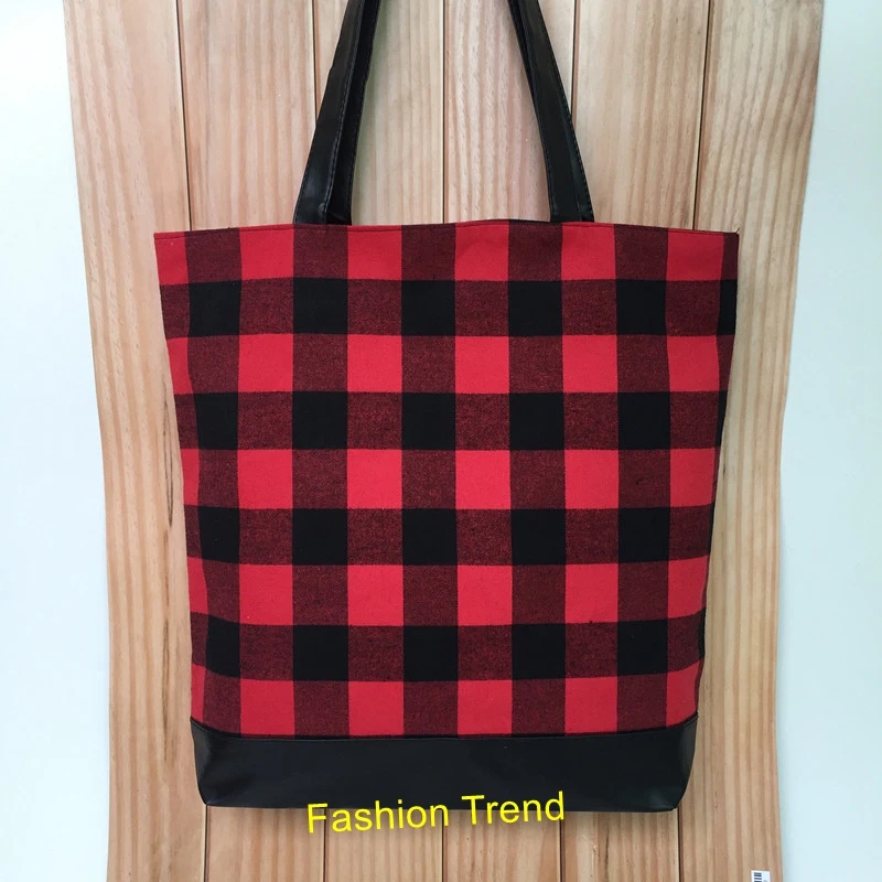 plaid tote bag (5)