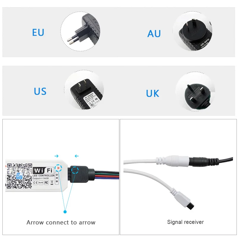 20 м RGB Wi Fi Светодиодные ленты светильник 5 10 15 М 5050 SMD 2835 гибкая лента luces