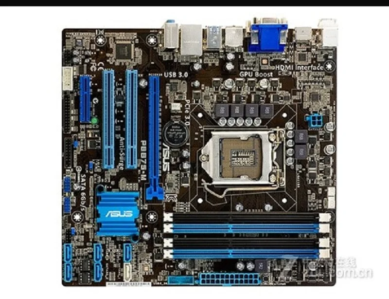 LGA 1155 B75 100% оригинальный ASUS P8B75-M P8B75M/CSM гнездо для материнской платы SATA III 4 x DDR3 32GB