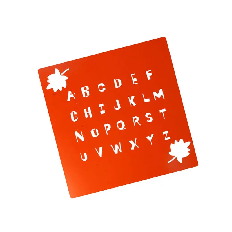 Пластиковый Алфавит числа тортов stencil кофе латте украшения трафареты для выпечки