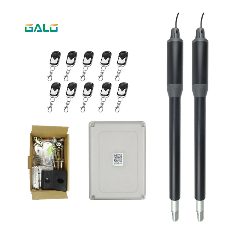 Открывалка для распашных ворот/электрические операторы ворот двигатели линейный привод с пультом дистанционного управления опционально 300 кг - Цвет: Kit-I