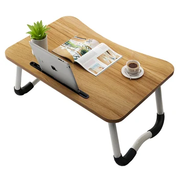 

Folding Portable Laptop desks Stand Holder Study Table Desk Wooden Foldable Computer Desk for Bed Sofa Tea Serving Table Stand