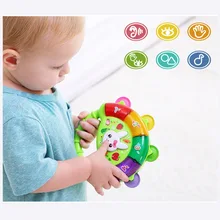 Детские музыкальные погремушки для новорожденных, Детские колокольчики, Забавные Игрушки для маленьких мальчиков и девочек, ручные колокольчики, Развивающие детские игрушки