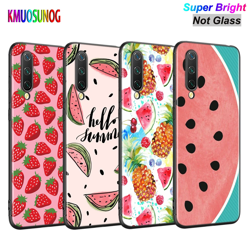 

Summer fruit lemon Silicone Cover For Xiaomi Mi Note 10 Ultra 9T 9 SE A3 8 A2 A1 Lite Poco X3 NFC M2 Pocophone F1 Pro Phone Case