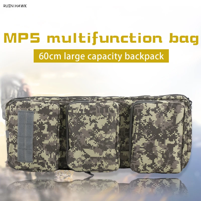 

Military MP5 Rifle Bag Gun Backpack Airsoft Double Rifle Bag Nylon Shoulder Bag Portable Hunting Accessories