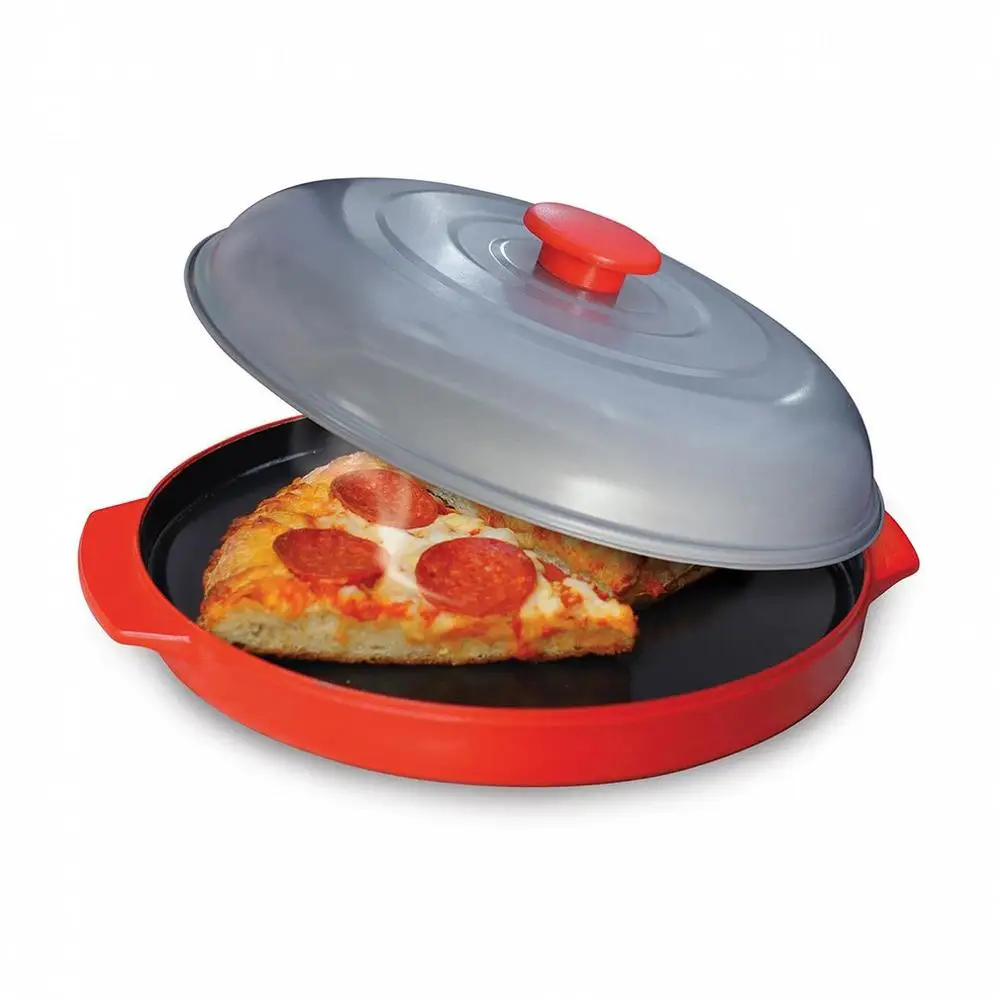 

Microwave Oven Non-Stick Baking Tray Pizza Cheese Egg Bacon Defrosting Baking Tray