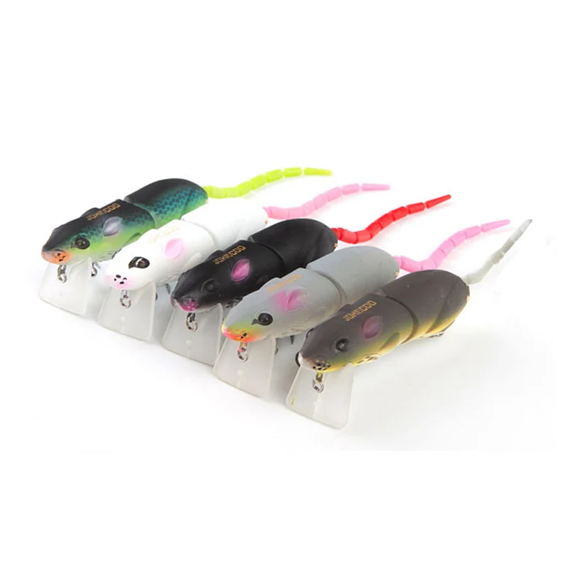 New Artificial Fishing Lure Mouse Bionic Broken Section Hard Bait 15.5 Grams Long Cast Mino Carp Cockroach Black FIsh Bait
