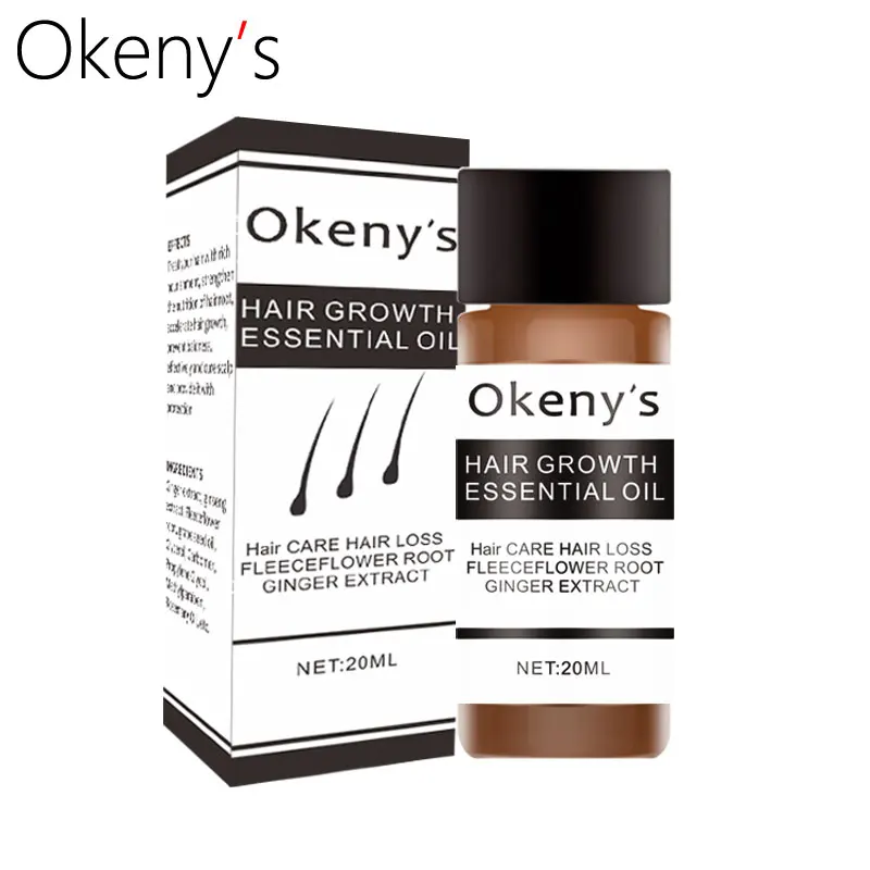 Okeny's Ginger Andrea эссенция для роста волос масло быстро расти густое восстановление против выпадения волос продукт Sunburst алопеция для женщин и мужчин