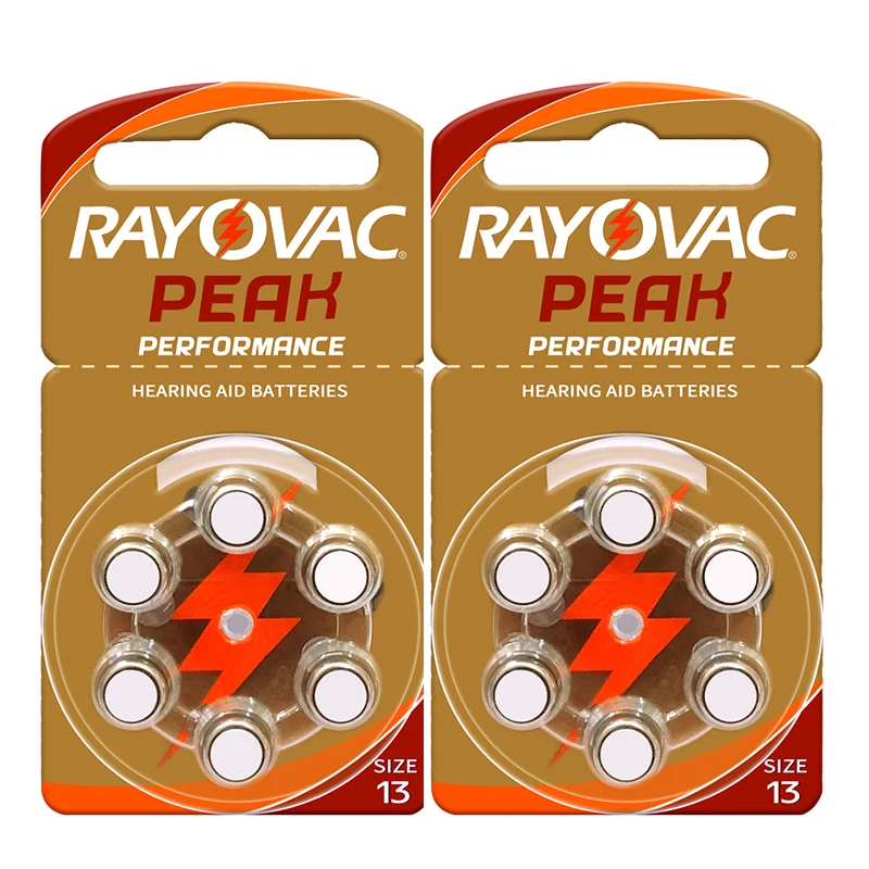 Аккумулятор для слухового аппарата Rayovac Peak 1 45 в 13 A13 13A P13 PR48 | Красота и здоровье
