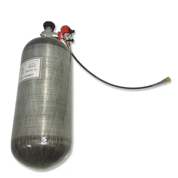Günstig AC312301 HP 4500PSI Jagd PCP Paintball Air Tank Carbon Gas Zylinder Tauchen Tank Mit Ventil Und Füllung Station Acecare