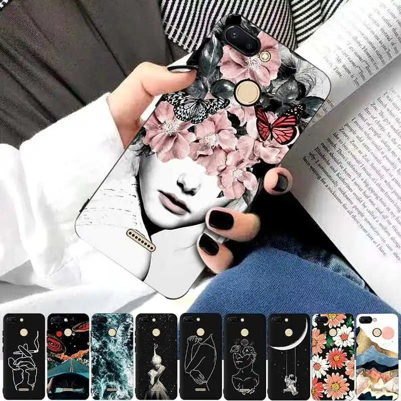 

Fashion YJ Pattern Soft TPU 5.45"For Xiaomi Redmi 6 Case For Xiaomi Redmi 6 Cell Phone Case Cover