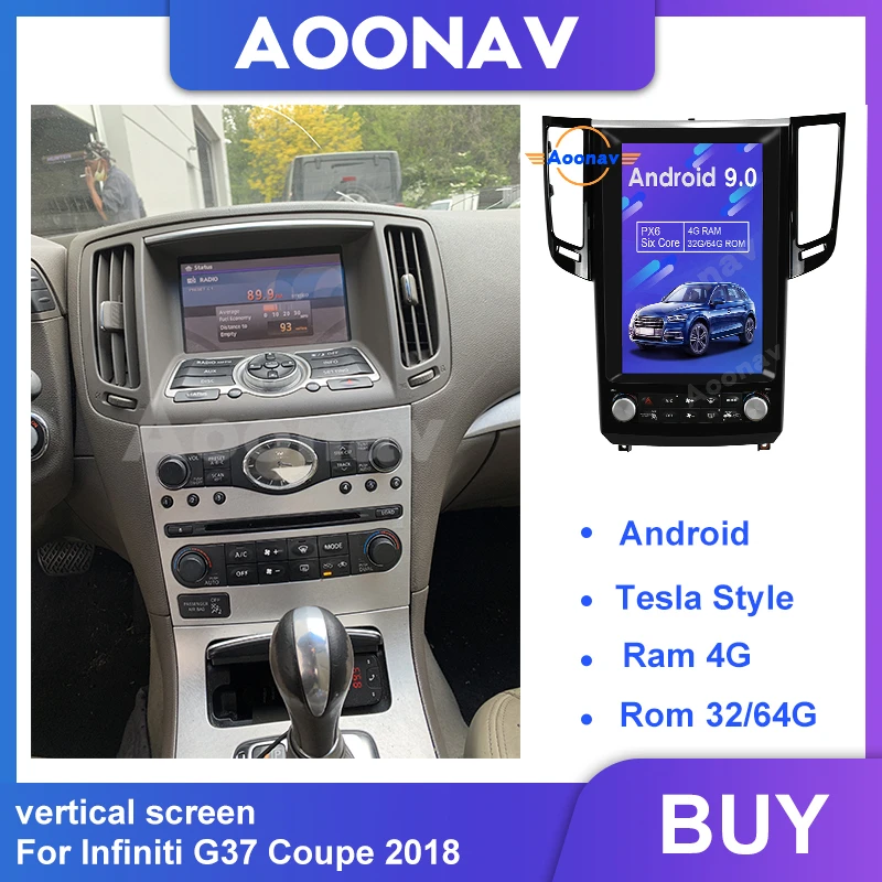 Автомагнитола AOONAV с вертикальным экраном 12 1 дюйма мультимедийный плеер
