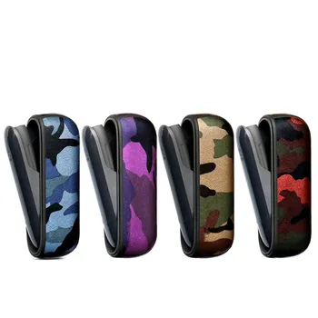 

Camouflage Leather Case for IQOS 3.0 Charge Box Ecig Device Anti-Fal Cover DIY Accessory