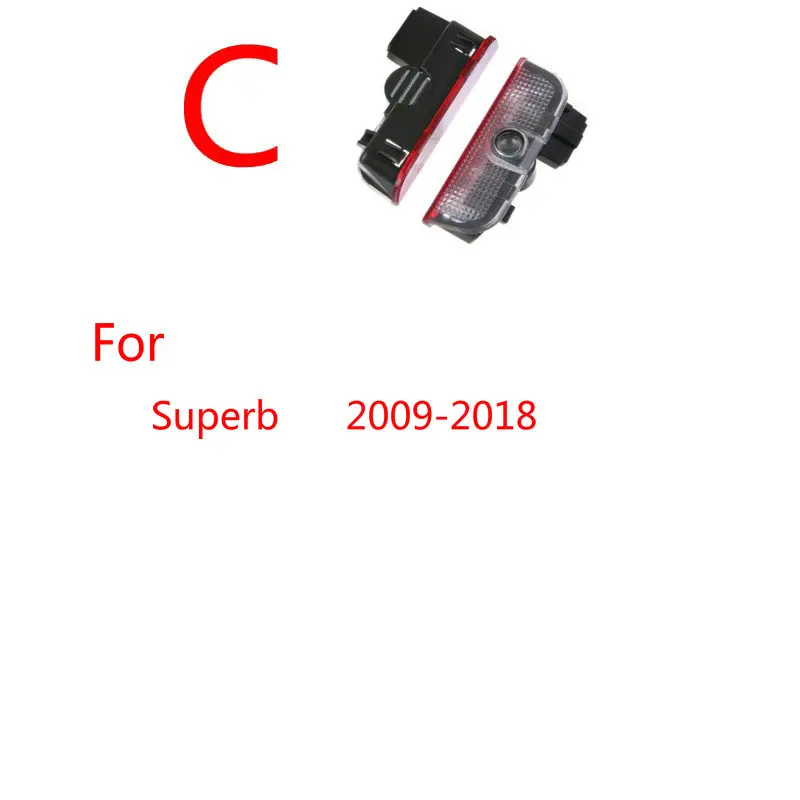 2 шт. для Skoda Octavia A5 Superb старый Febia Roomster 2005-2008 2013 Автомобильная дверь с электроприводом лазерный проектор логотипа Призрачная тень света