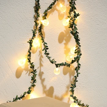 

3M 20LED Planet String Fairy Light Rattan Floral Crystal Balls Christmas Garland Garden Wedding Party Living Room Decoration