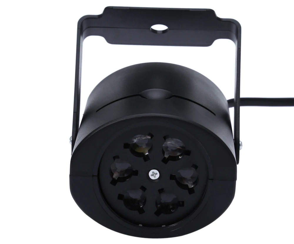 LED Stage Light Multicolor Magic Ball Disco DJ Projection Lamp with 4PCS Switchable Pattern Lens