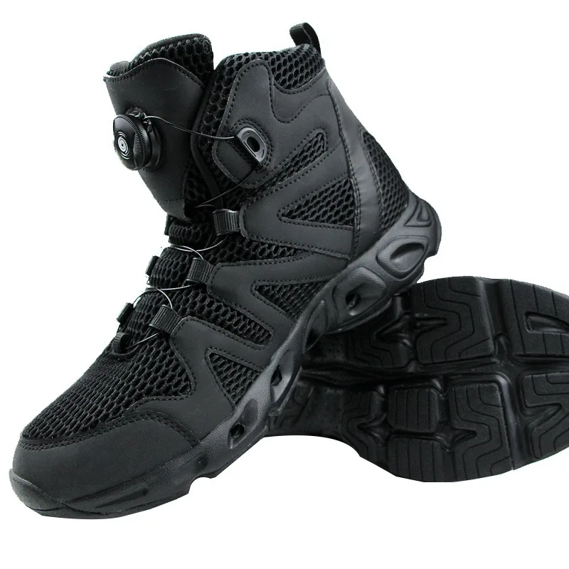 Eu 37-44 Light Amphibious Tactical Boots Outdoor Camping Hiking Trekking Wading Shoes Women Sports Training Ventilation Sneakers