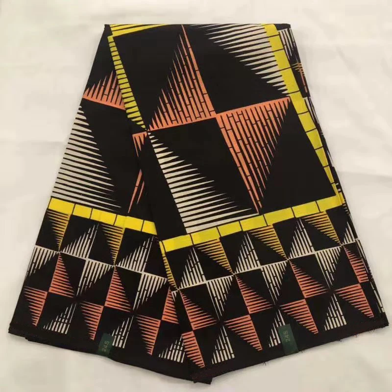

African Printed Java Wax Fabrics for dress fashion pattern design 100% cotton Ankara java wax fabric 6 yards!OT-4454