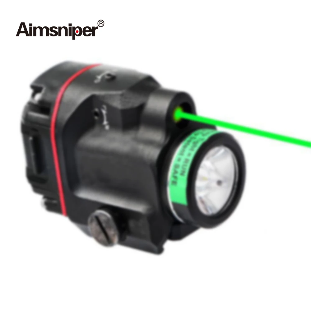 Tactical Tlr Weapon Light LED With Red Green Laser Sight Hunting Gun Flashlight Laser For Rifle Scope Pistol Glock 17 19 SIG CZ-3