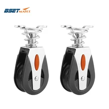 2X 1500Lbs нагрузки шкив блок головка одиночный шкив поворотный парусник скольжения подшипник блок веревка бегун лодка аксессуары для пилатеса