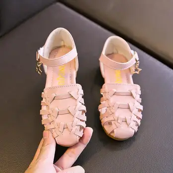 

New 2020 Summer Girls Sandals Toddler Beach Sandalias Nina Infantil Fashion Hollow Design Children Sandals Baby Princess shoes