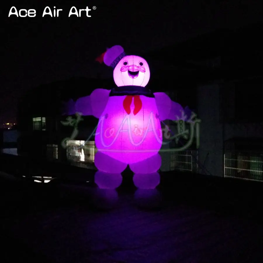 4 м H надувные Охотники за привидениями Stay Puft Pop up Marshmallow Man поставляются с