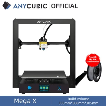 

Anycubic Mega X Mega Series 300*300*305mm 3D Printer Large Printing Size Meanwell Power Supply Ultrabase 3d Impressora