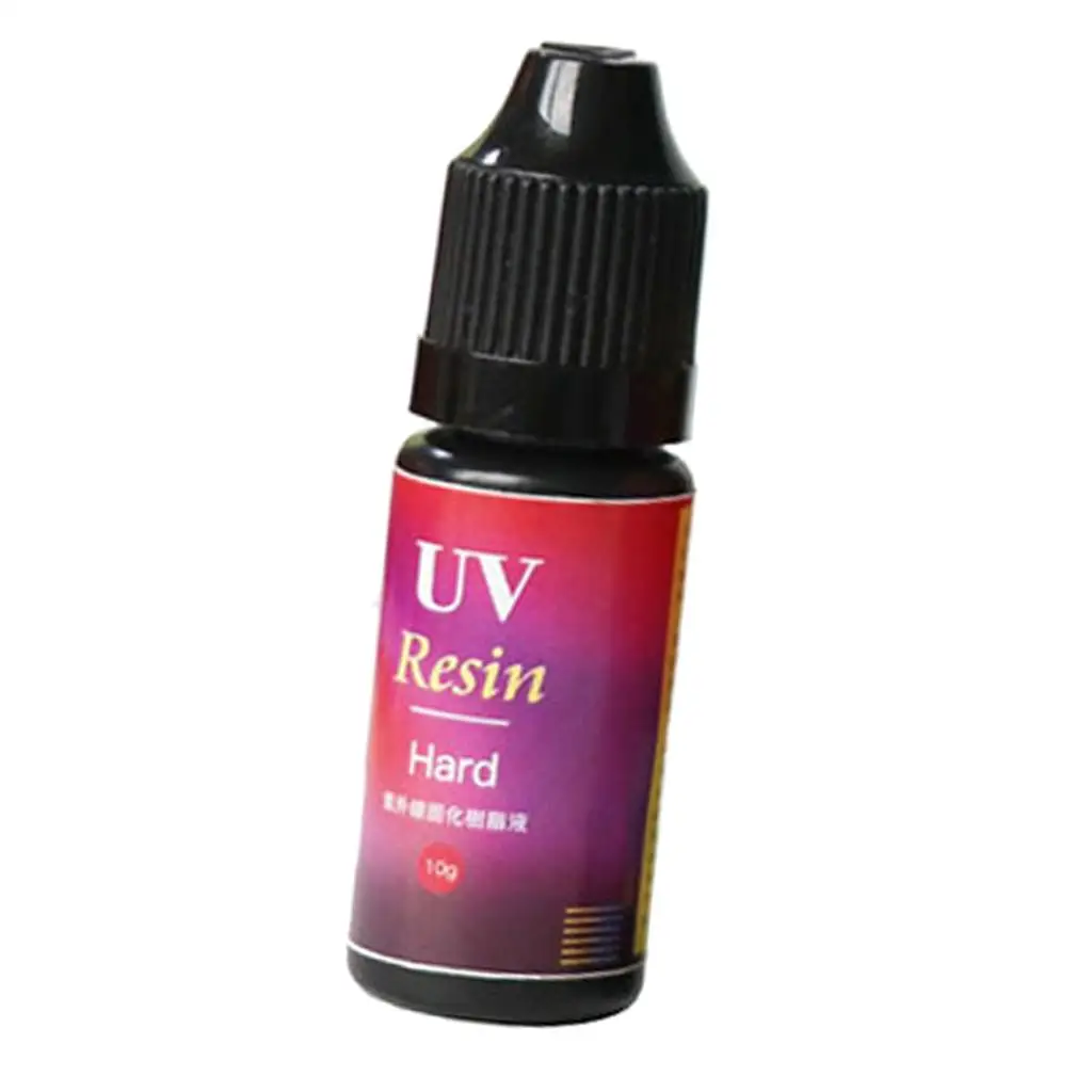 10g Ultraviolet Resin Curing Solution, DIY UV Quick-Drying Sunlight Activated Hard DIY Manual Curing for Pendants Necklace Mould
