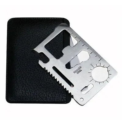 Card Multi Tool Multifunctioneel Hulpmiddel Kaart Camping Camping Kit Gift 99 S0286 Verzonden Uit Italië