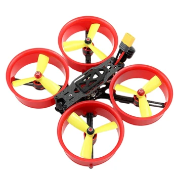 

149Mm 3-Inch Culvert Carbon Fiber Through Aircraft FPV Indoor Aerial Photography UAV 4-Axis Anti-Crash and Anti-Collision Frame
