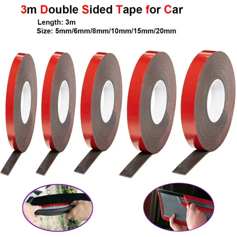 3M Strong Permanent Double Sided Adhesive Acrylic Glue Tape Super Sticky For Car Led