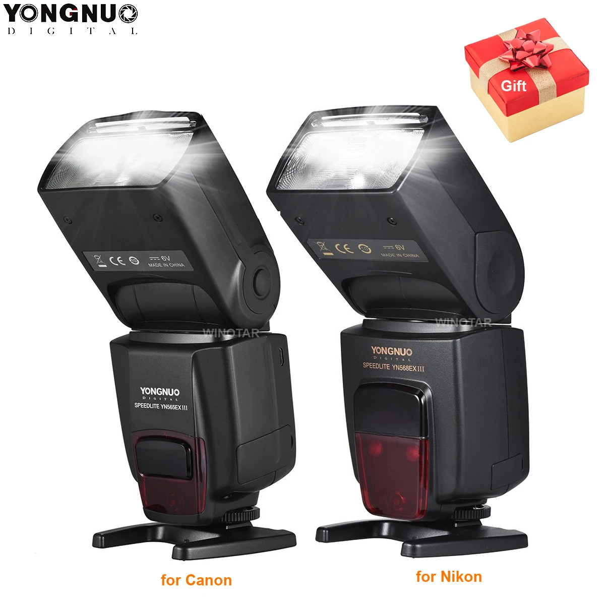  YONGNUO YN568EX III YN-568EX III TTL Wireless HSS Flash Speedlite for Canon Nikon DSLR Camera Compa
