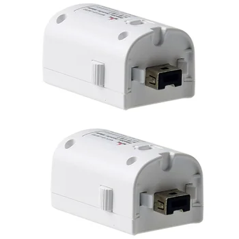 

2pcs/box Professional Controller Adapter Stable Gamecube Accessory Handle Converter Easy Use Portable Plug In White For U