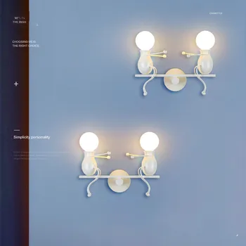 

Fashion Post-Modern Creative Wall Lamp Children's Wall Lamp Bedside Lamp Creative Lamp Corridor Stairs Balcony Light