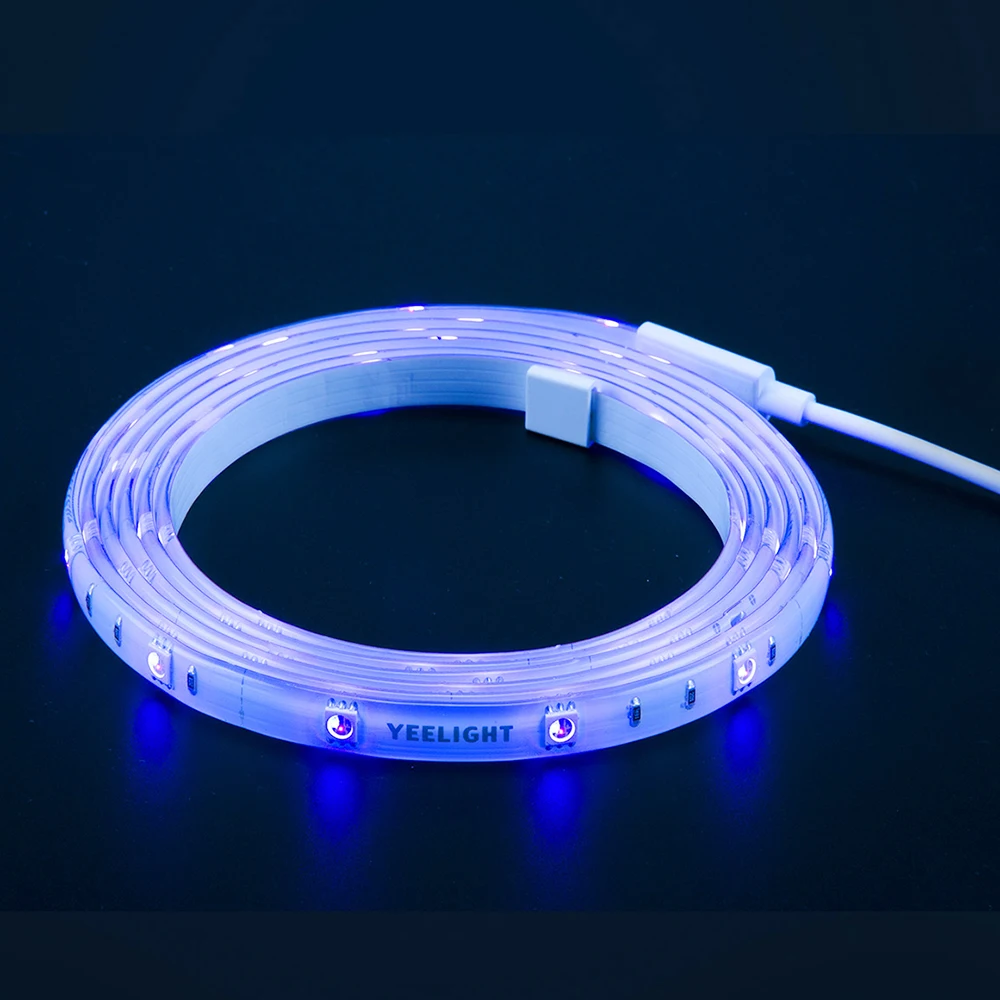 for Xiaomi Yeelight WIFI Connected RGB Intelligent led Strip Light 1M Supported Smart Phone App Control/ Voice Control led tape